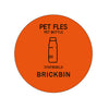 Forex Afvalstroomsticker PET | BrickBin | Oranje