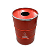 Afvalbak Plastic met inwerpopening 200L | The BinBin | Buitengebruik | Rood