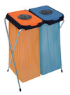 Afvalzakhouder EKOthinks 2  | Buitengebruik | Afvalscheiding | Blauw/Oranje