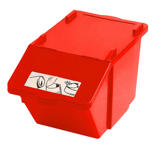Recyclingbox | Afvalscheiding | Rood afbeelding 1