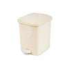 Rechthoekige pedaalemmer 5L | Wit