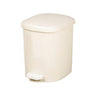 Rechthoekige pedaalemmer 10L | Wit