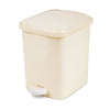 Rechthoekige pedaalemmer 22L | Wit