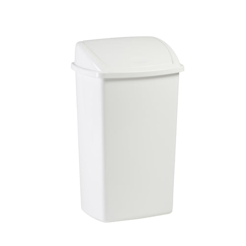 Afvalbak met Swing deksel 50L | Wit afbeelding 1