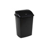 Afvalbak met Swing deksel 8L | Zwart