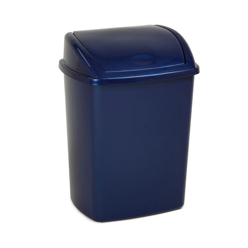 Afvalbak met Swing deksel 26L | Blauw afbeelding 1