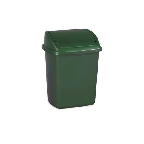 Afvalbak met Swing deksel 8L | Groen afbeelding 1