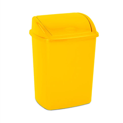 Afvalbak met Swing deksel 26L | Geel afbeelding 1