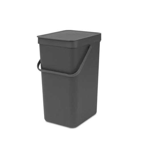 Afvalemmer Sort & Go 16L | Brabantia | Grijs afbeelding 1