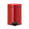Pedaalemmer NewIcon 5L | Brabantia | Soft-close | Rood