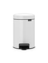 Pedaalemmer NewIcon 3L | Brabantia | Soft-close | Wit