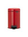 Pedaalemmer NewIcon 3L | Brabantia | Soft-close | Rood