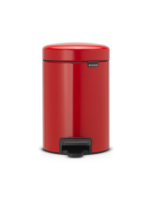 Pedaalemmer NewIcon 3L | Brabantia | Soft-close | Rood afbeelding 1