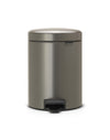 Pedaalemmer NewIcon 5L | Brabantia | Soft-close | Platina