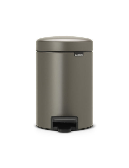 Pedaalemmer NewIcon 3L | Brabantia | Soft-close | Platina afbeelding 1