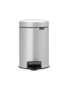 Pedaalemmer NewIcon 3L | Brabantiametallic | Soft-close | Metallic Grijs