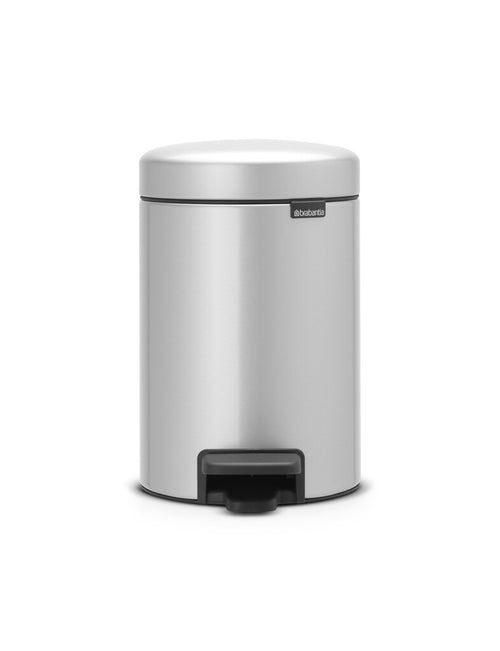 Pedaalemmer NewIcon 3L | Brabantiametallic | Soft-close | Metallic Grijs afbeelding 1