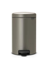 Pedaalemmer NewIcon 12L | Brabantia | Soft-close | Platina