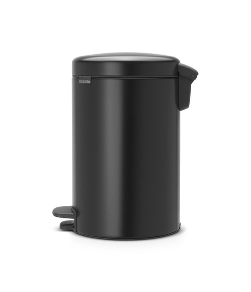 Pedaalemmer NewIcon 12L | Brabantia | Soft-close | Mat Zwart afbeelding 1