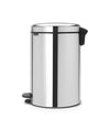 Pedaalemmer NewIcon 20L met metalen binnenemmer | Brabantia | Soft-close | Chroom