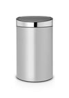 Touch Bin 40L | Brabantiametallic | Soft-close | Metallic Grijs