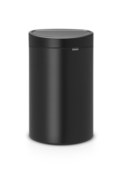 Touch Bin New 40L | Brabantia | Mat Zwart afbeelding 1