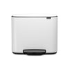 Bo Pedaalemmer 11+23L | Brabantia | Afvalscheiding | Soft-close | Wit