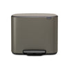 Bo Pedaalemmer 11+23L | Brabantia | Afvalscheiding | Soft-close | Platinum