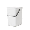 Afvalemmer Sort & Go 25L | Brabantia | Wit