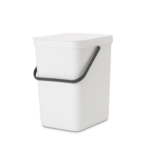 Afvalemmer Sort & Go 25L | Brabantia | Wit afbeelding 1