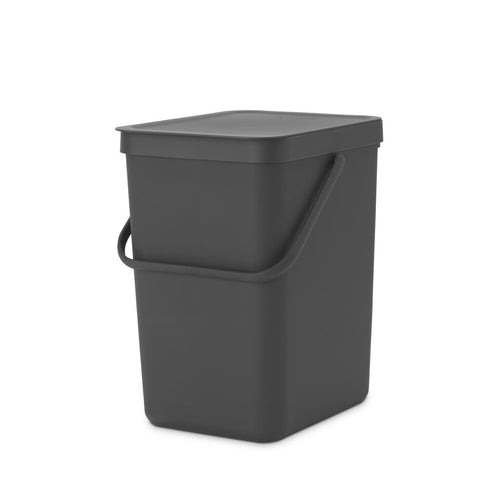 Afvalemmer Sort & Go 25L | Brabantia | Grijs afbeelding 1