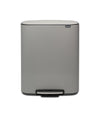 Bo Pedaalemmer 60L | Brabantia | Soft-close | Mineral Concrete Grey