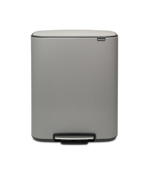 Bo Pedaalemmer 60L | Brabantia | Soft-close | Mineral Concrete Grey afbeelding 1