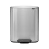 Bo Pedaalemmer 2x30L | Brabantia | Afvalscheiding | Soft-close | Mat Staal