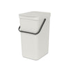 Afvalemmer Sort & Go 16L | Brabantia | Lichtgrijs