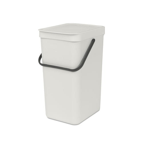 Afvalemmer Sort & Go 16L | Brabantia | Lichtgrijs afbeelding 1