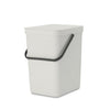 Afvalemmer Sort & Go 25L | Brabantia | Lichtgrijs