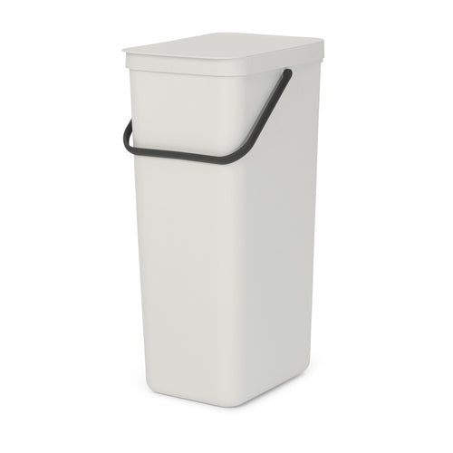 Afvalemmer Sort & Go 40L | Brabantia | Lichtgrijs afbeelding 1
