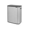 Bo Touch Bin 2x30L | Brabantia | Afvalscheiding | Soft-close | RVS