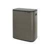 Bo Touch Bin 2x30L | Brabantia | Afvalscheiding | Soft-close | Platina