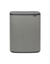 Bo Touch Bin 60L | Brabantia | Soft-close | Mineral Concrete Grey