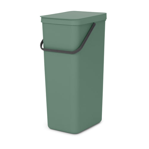 Afvalemmer Sort & Go 40L | Brabantia | Groen afbeelding 1