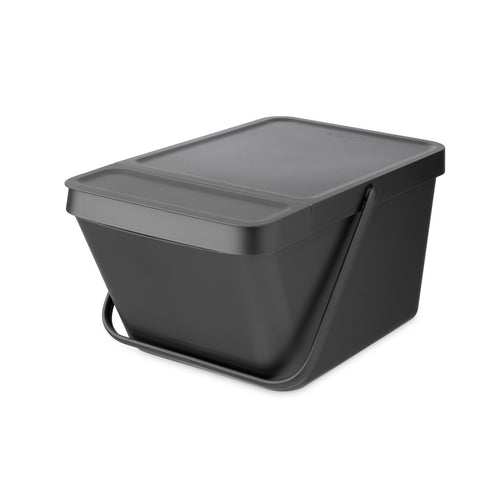 Afvalemmer Sort & Go Stapelbaar 20L | Brabantia | Donkergrijs afbeelding 1