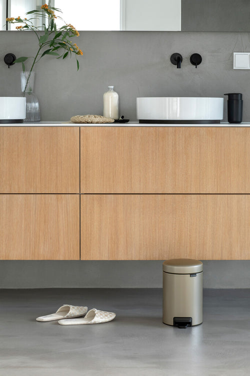 Pedaalemmer NewIcon 3L | Brabantia | Soft-close | Goud afbeelding 1