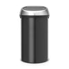 Touch Bin 60L | Brabantia  | Soft-close | Mat Rvs/Mat Zwart