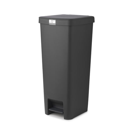 Pedaalemmer StepUp 40L | Brabantia | Soft-close | Donkergrijs afbeelding 1