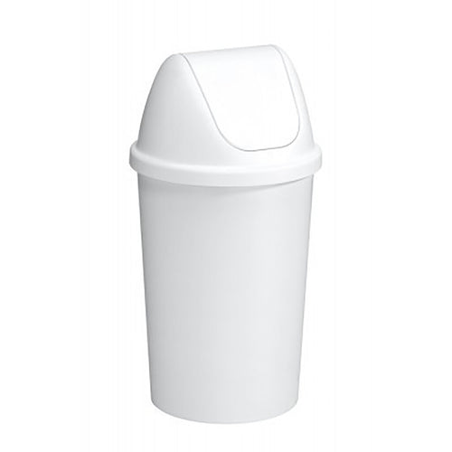 Afvalbak Twinga swingdeksel 45L | Sunware | Wit afbeelding 1