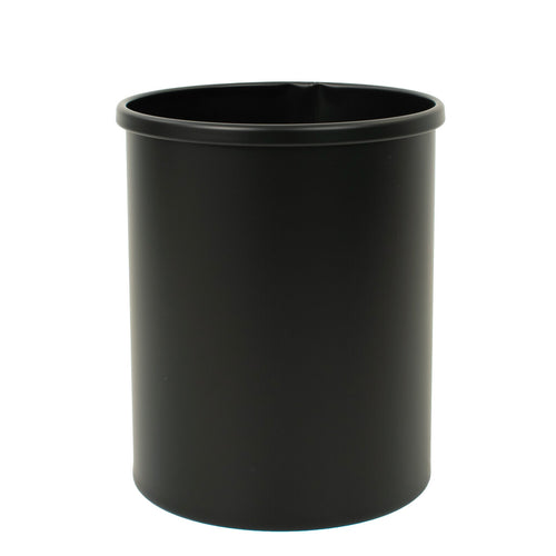 Ronde papierbak 15L | V-Part | Zwart afbeelding 1