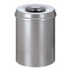 Vlamdovende papierbak 15L | V-Part | Zilver