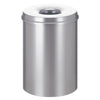 Vlamdovende papierbak 30L | V-Part | Zilver